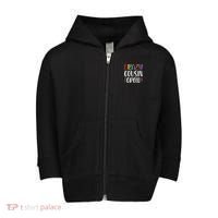 Crazy Cousin Crew Gift Toddler Zip Fleece Hoodie thumb 0