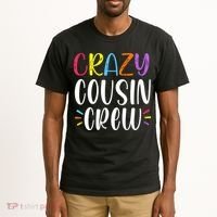 Crazy Cousin Crew Gift Tall T-Shirt thumb 2