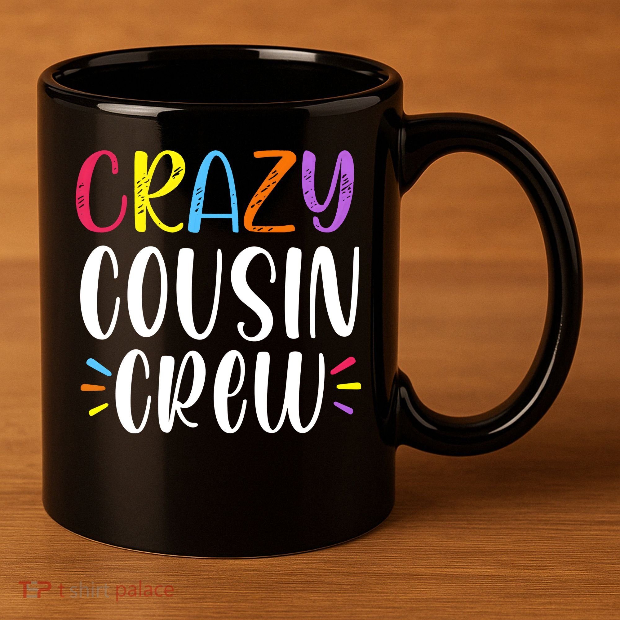 Crazy Cousin Crew Gift 11oz C Handle Ceramic Mug