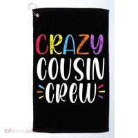 Crazy Cousin Crew Gift Golf Towel thumb 0