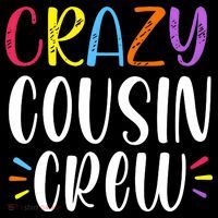 Crazy Cousin Crew Gift Kids Long Sleeve Shirt thumb 2