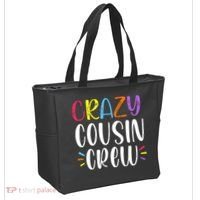 Crazy Cousin Crew Gift Tote Bag thumb 2
