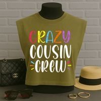 Crazy Cousin Crew Gift Garment-Dyed Women's Muscle Tee thumb 3
