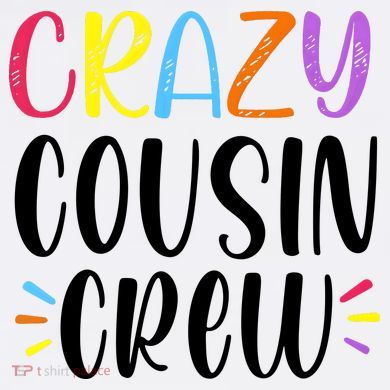 Crazy Cousin Crew Gift Garment-Dyed Sweatshirt
