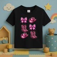 Coquette Cowgirl Toddler T-Shirt thumb 3
