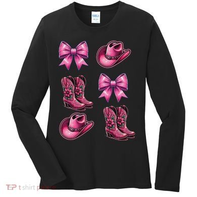 Coquette Cowgirl Women's Long Sleeve Shirt