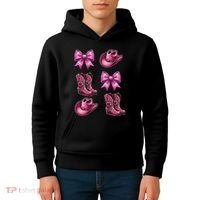 Coquette Cowgirl Kids Hoodie thumb 4