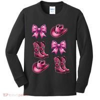 Coquette Cowgirl Kids Long Sleeve Shirt thumb 0