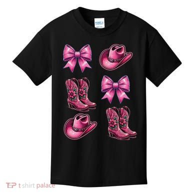 Coquette Cowgirl Kids T-Shirt
