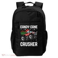 Candy Cane Crusher Christmas Monster Truck Backpack thumb 0