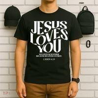 Christian Jesus Loves You T-Shirt thumb 6