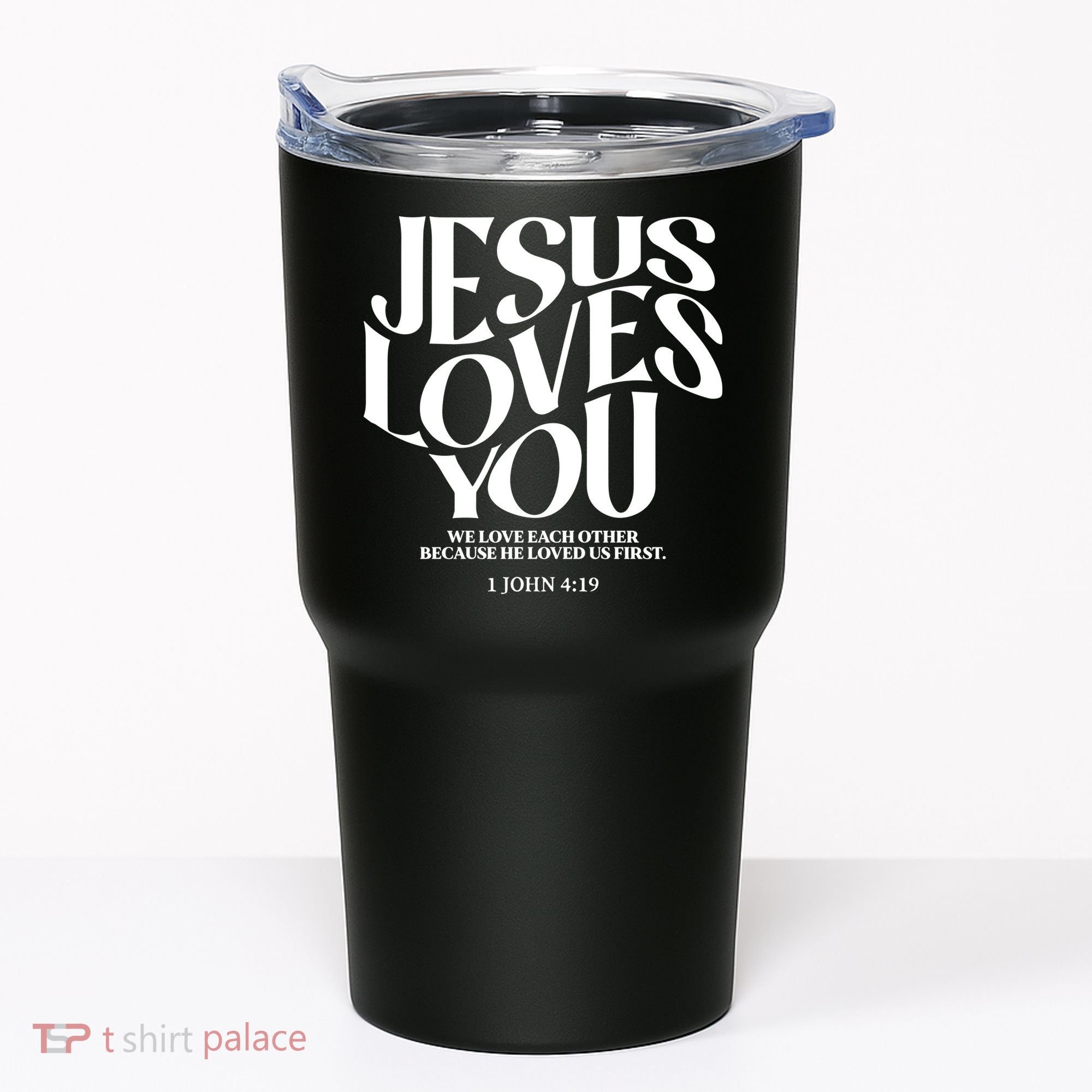 Christian Jesus Loves You Tumbler