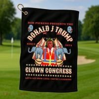 Clown Congress Circus Cabinet Trump Insane Cabinet Picks Golf Towel thumb 1