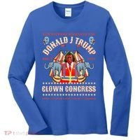 Clown Congress Circus Cabinet Trump Insane Cabinet Picks Women's Long Sleeve Shirt thumb 0