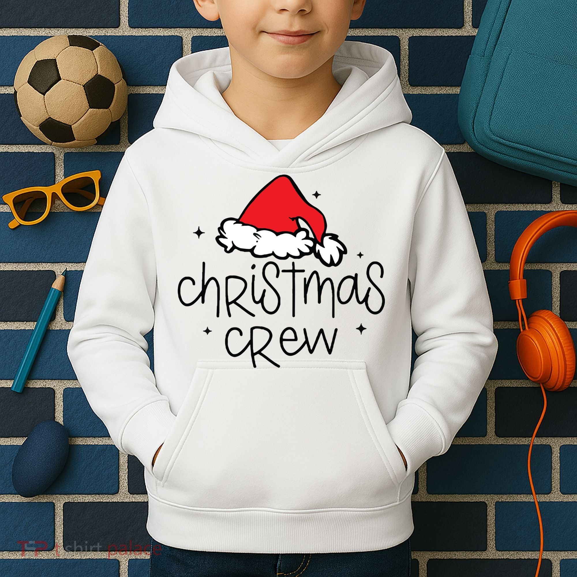 Christmas Crew Kids Hoodie