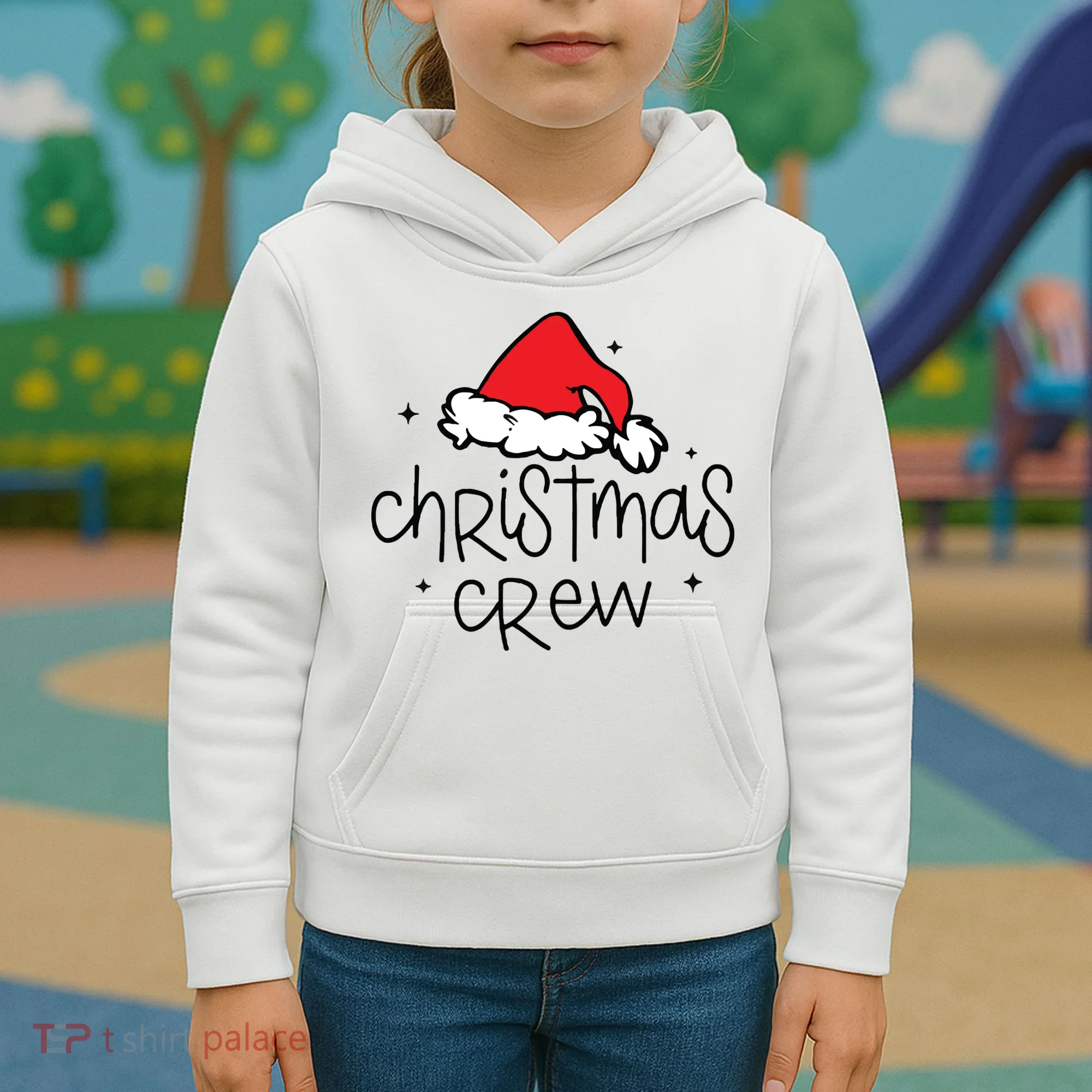 Christmas Crew Kids Hoodie