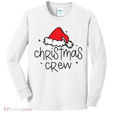 Christmas Crew Kids Long Sleeve Shirt