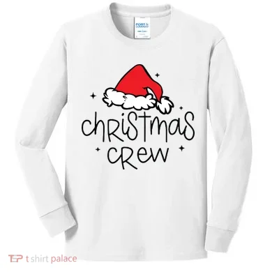 Christmas Crew Kids Long Sleeve Shirt