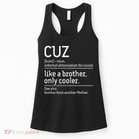 Cuz Cousin Cousins Matching Family Member Childhood Women's Tank Top thumb 0
