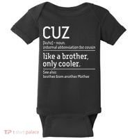 Cuz Cousin Cousins Matching Family Member Childhood Baby Bodysuit thumb 0