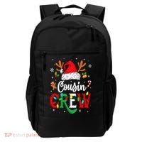 Christmas Cousin Crew Reindeer Santa Hat Lights Backpack thumb 0