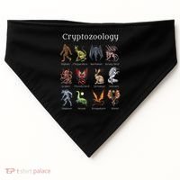Cryptozoology Cryptid Creatures Fantasy Mythical Monsters USA-Made Doggie Bandana thumb 0