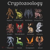 Cryptozoology Cryptid Creatures Fantasy Mythical Monsters Golf Towel thumb 3