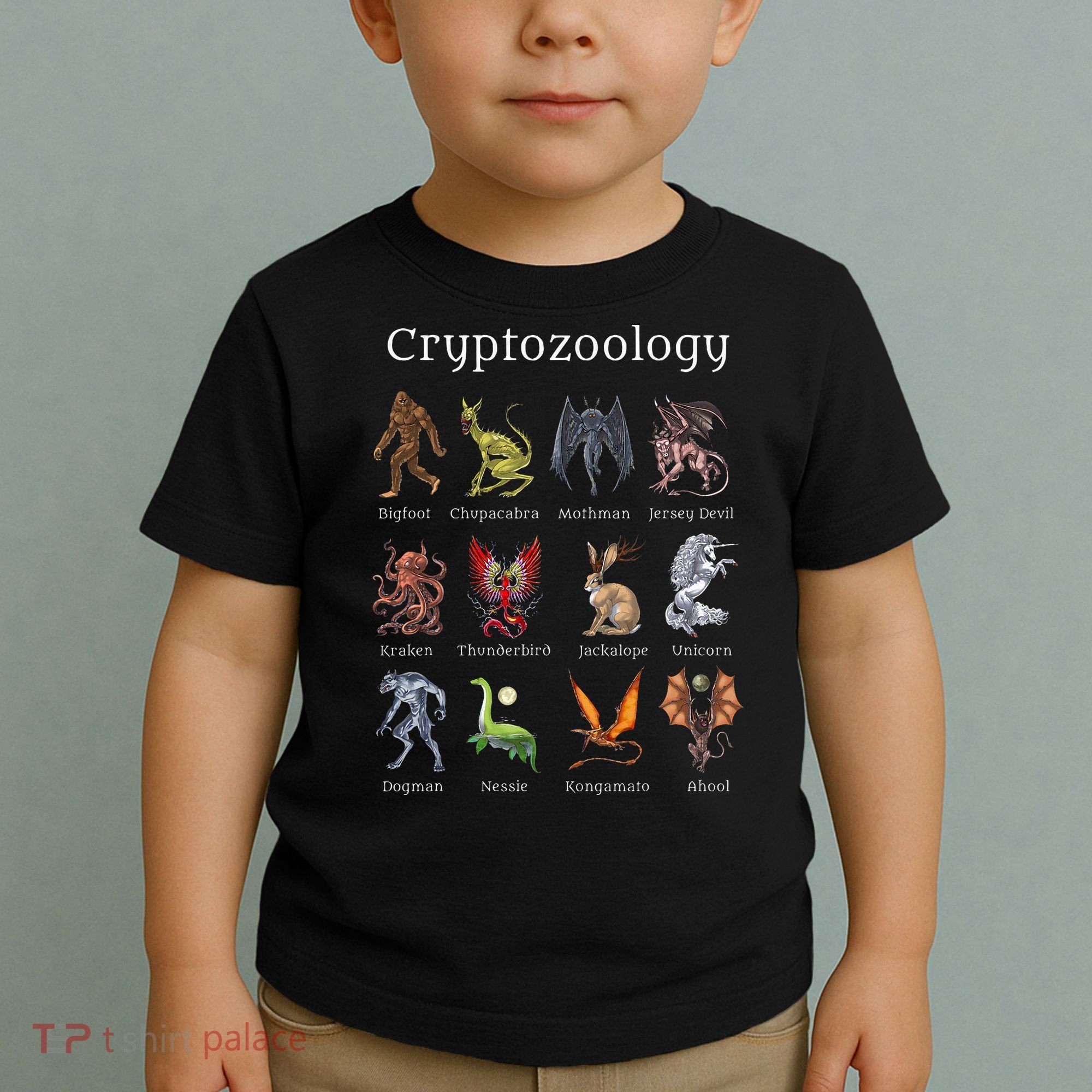 Cryptozoology Cryptid Creatures Fantasy Mythical Monsters Toddler T-Shirt