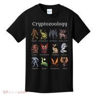Cryptozoology Cryptid Creatures Fantasy Mythical Monsters Kids T-Shirt thumb 0