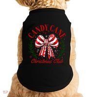 Candy Cane Christmas Club Merry Christmas Doggie Tank thumb 0
