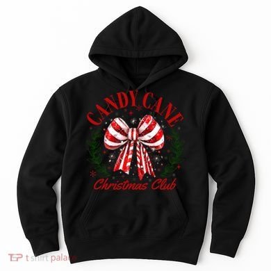 Candy Cane Christmas Club Merry Christmas Hoodie