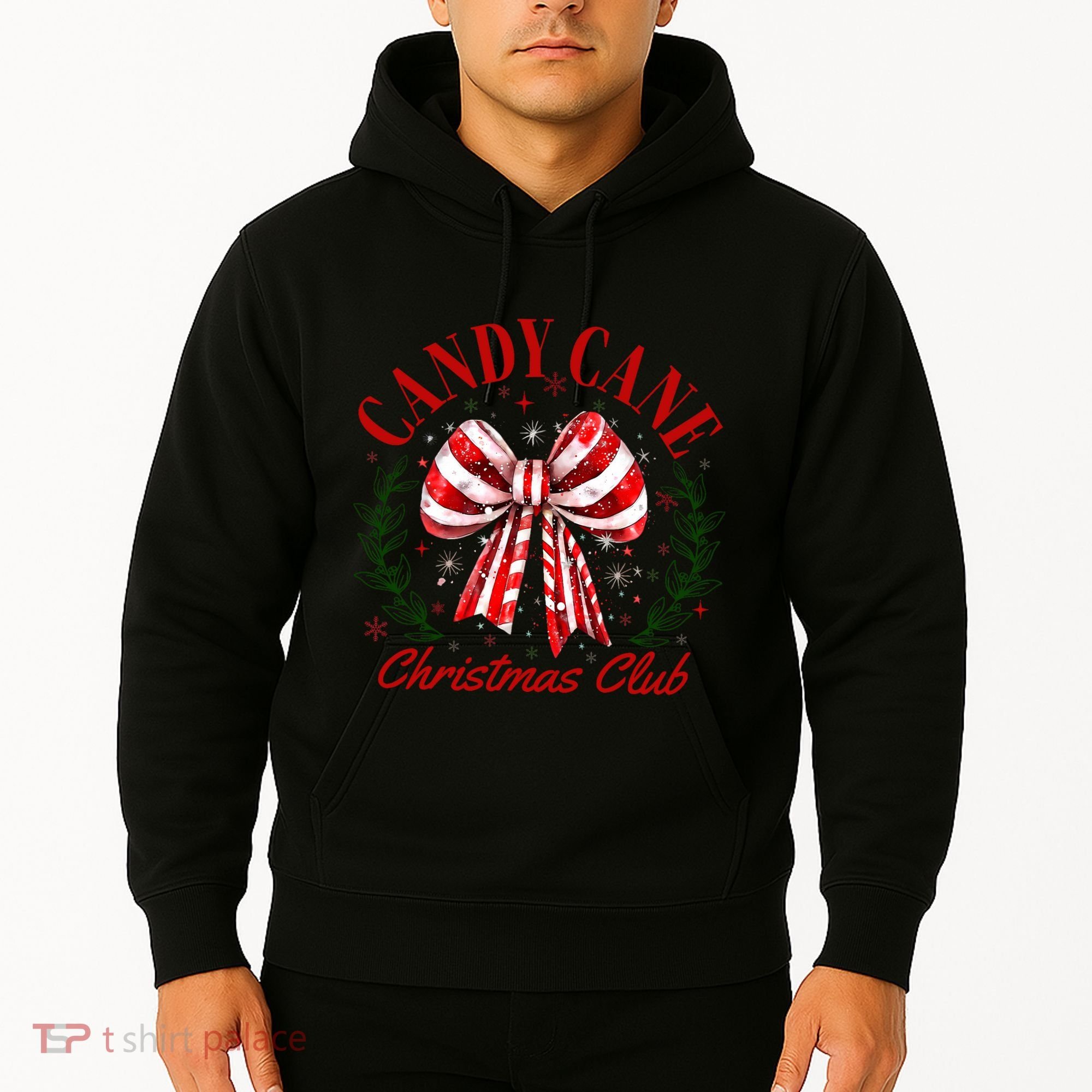 Candy Cane Christmas Club Merry Christmas Hoodie