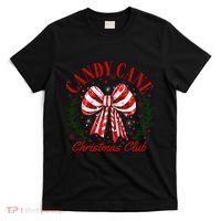 Candy Cane Christmas Club Merry Christmas T-Shirt thumb 0