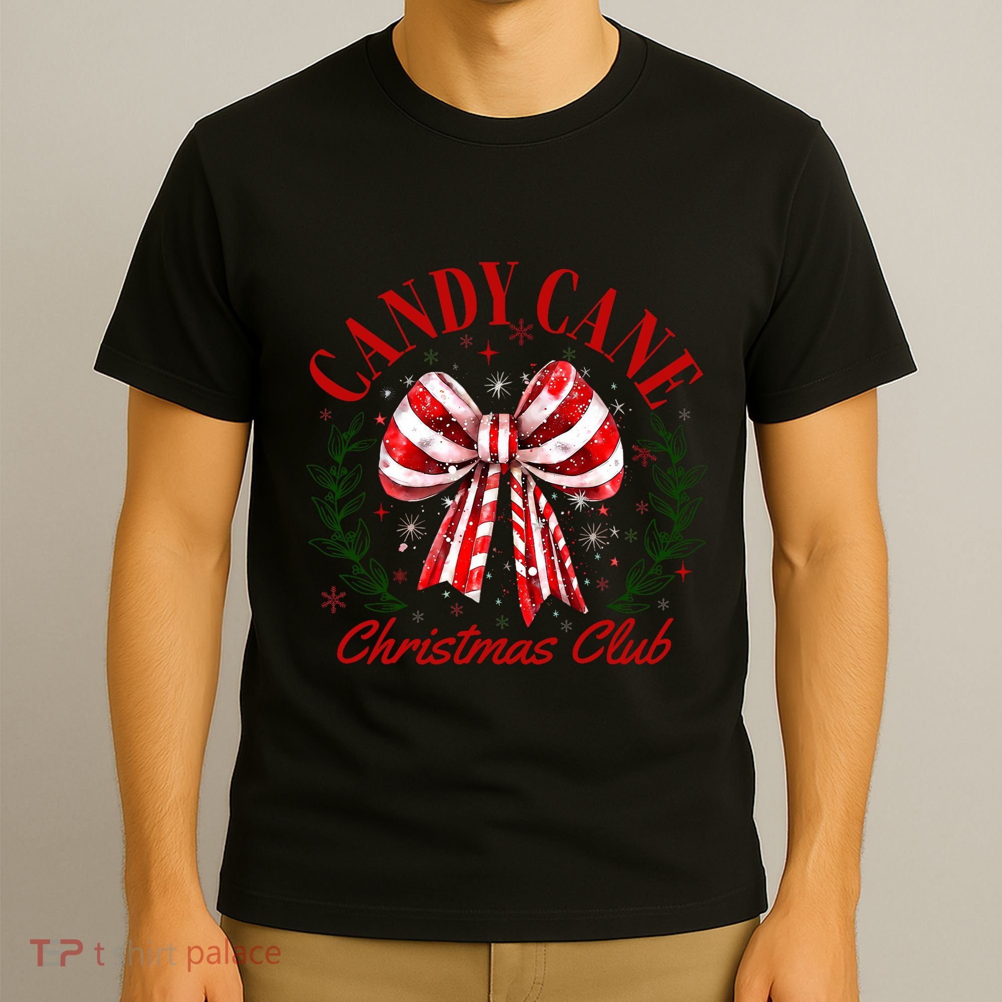 Candy Cane Christmas Club Merry Christmas T-Shirt