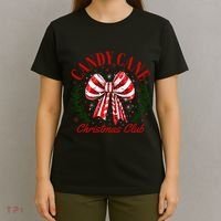 Candy Cane Christmas Club Merry Christmas T-Shirt thumb 4