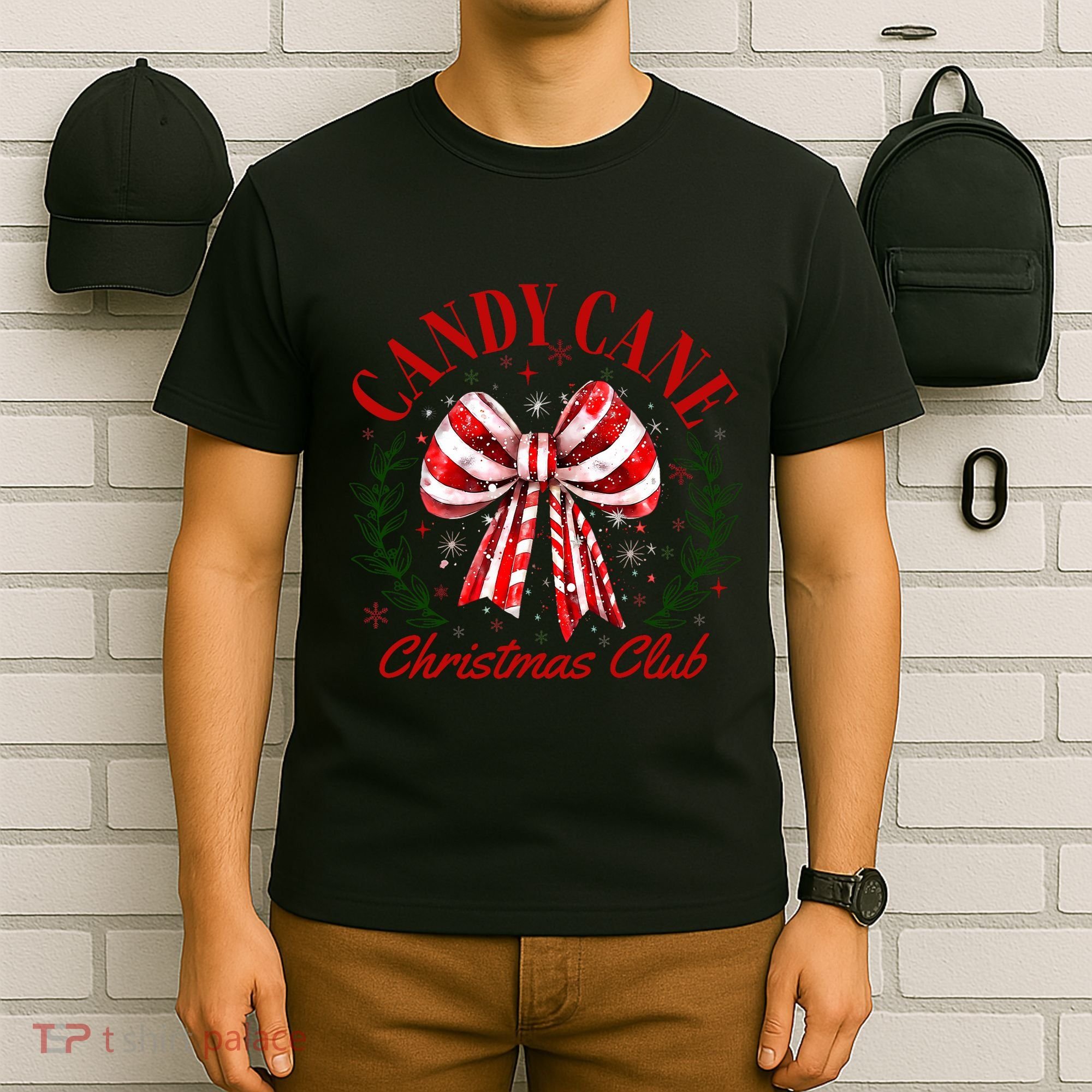 Candy Cane Christmas Club Merry Christmas T-Shirt