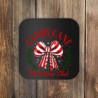 Candy Cane Christmas Club Merry Christmas Coaster thumb 0