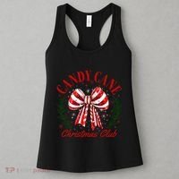 Candy Cane Christmas Club Merry Christmas Women's Tank Top thumb 3