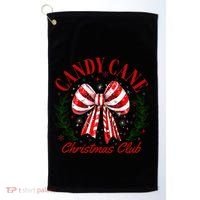 Candy Cane Christmas Club Merry Christmas Golf Towel thumb 0