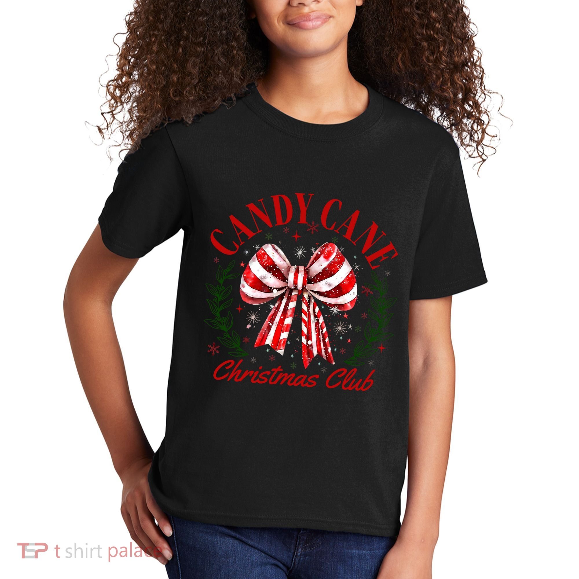 Candy Cane Christmas Club Merry Christmas Kids T-Shirt