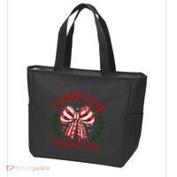 Candy Cane Christmas Club Merry Christmas Tote Bag thumb 3