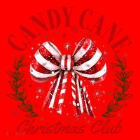 Candy Cane Christmas Club Merry Christmas Santa Hat thumb 1