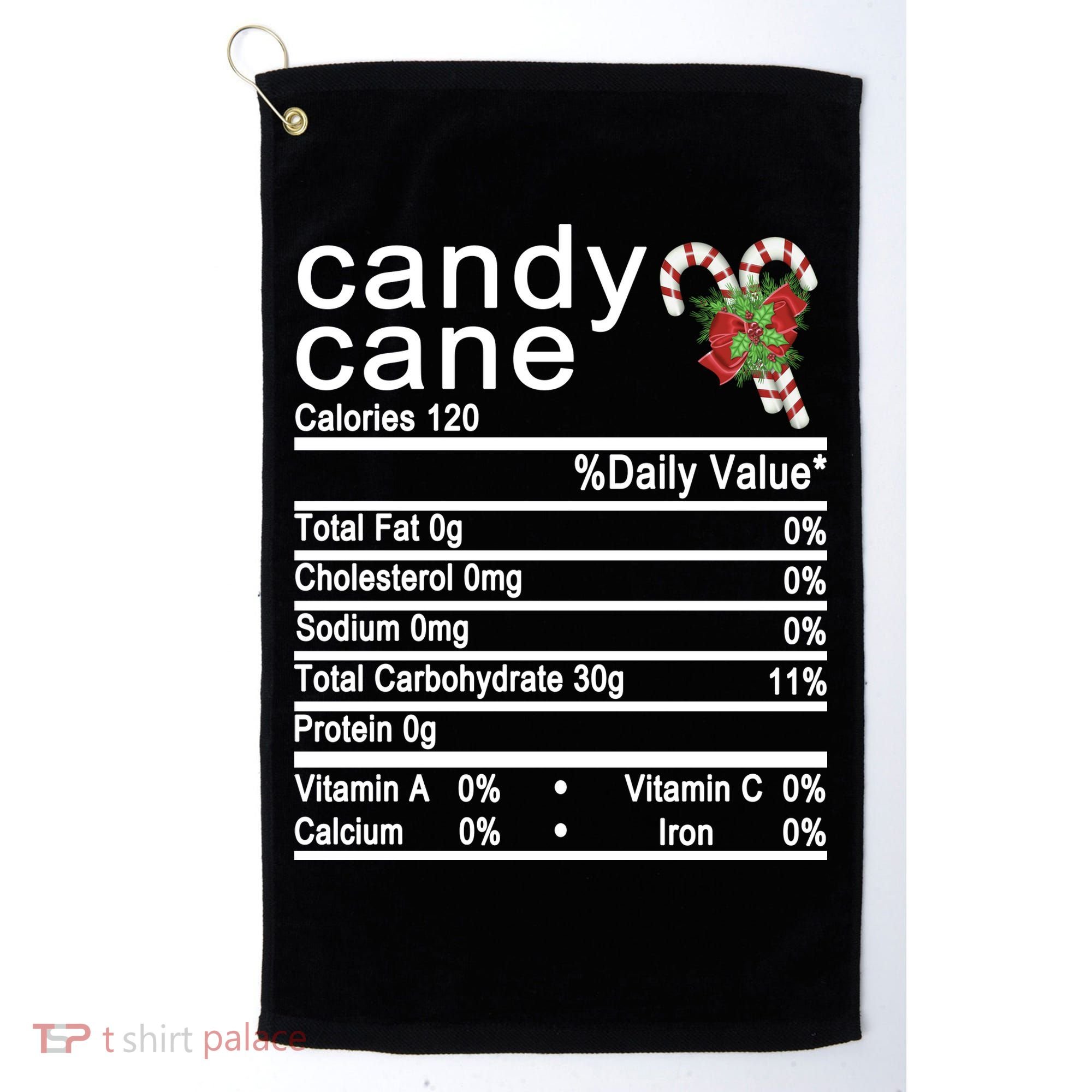 Candy Cane Golf Towel