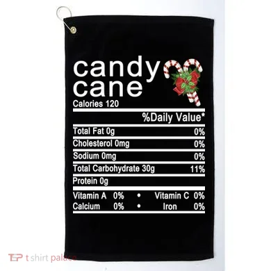 Candy Cane Golf Towel