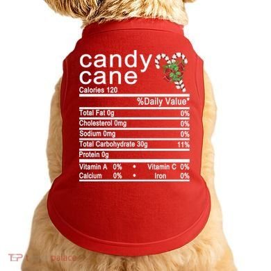 Candy Cane Doggie Tank