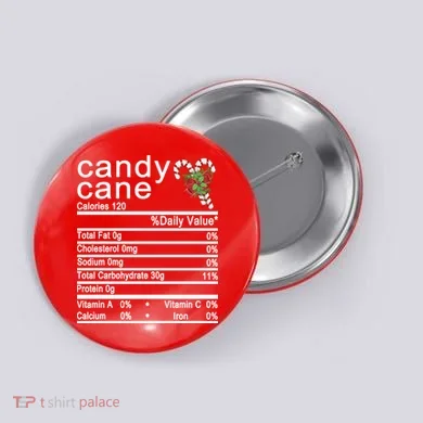 Candy Cane Button