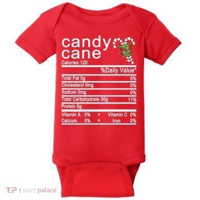 Candy Cane Baby Bodysuit