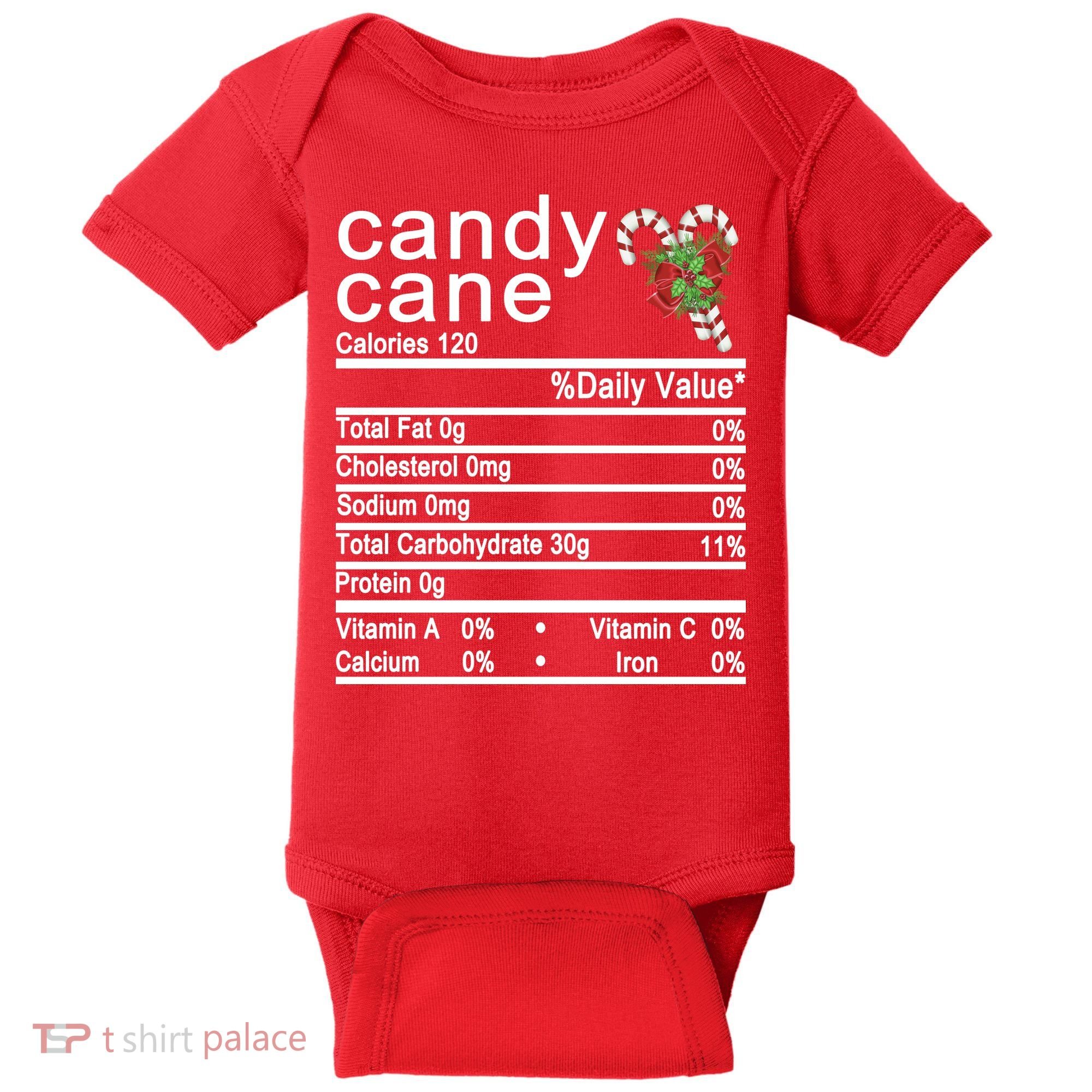 Candy Cane Baby Bodysuit