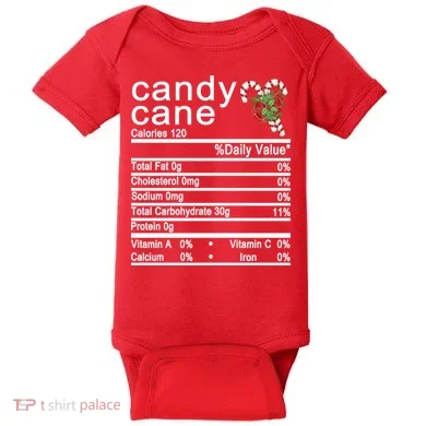 Candy Cane Baby Bodysuit