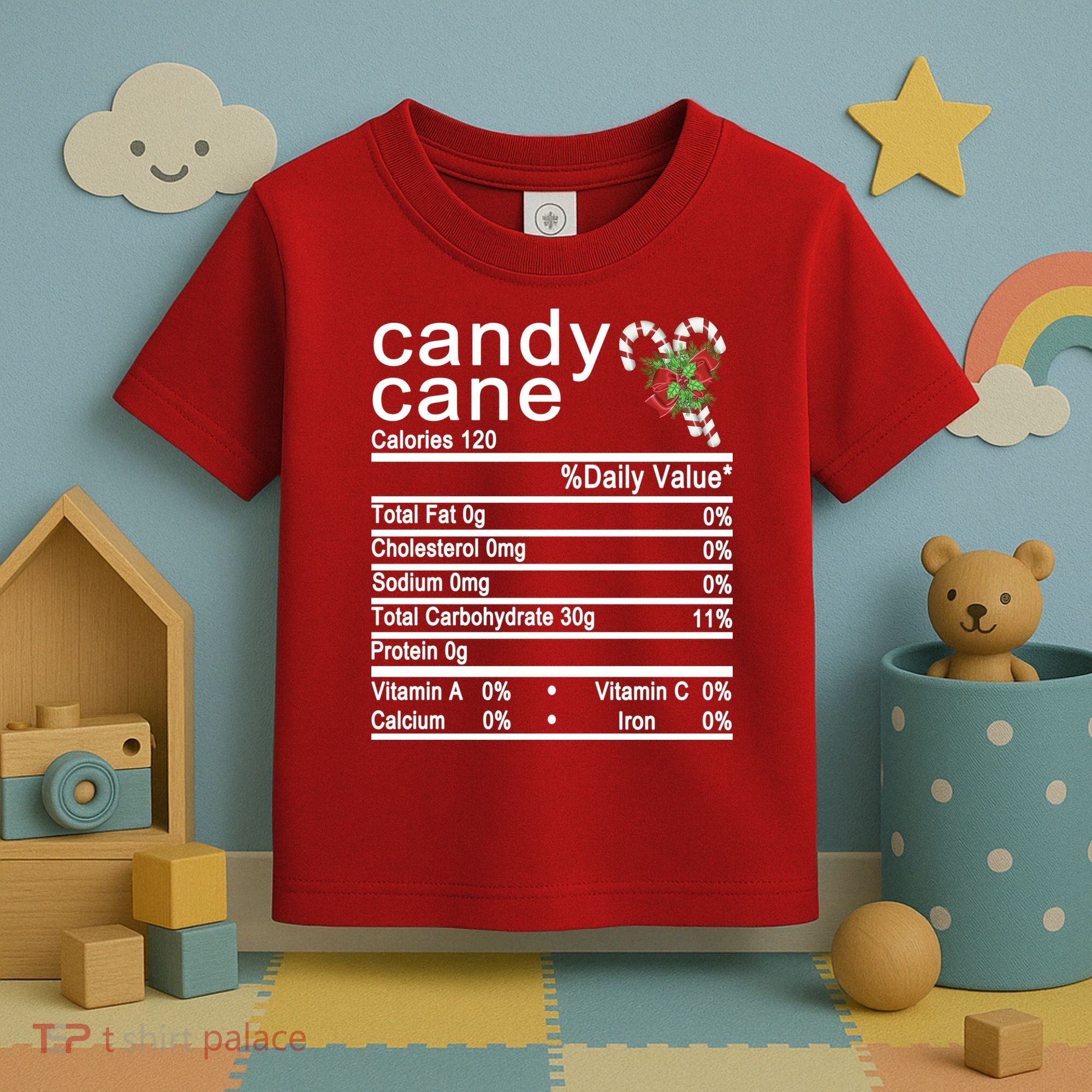 Candy Cane Toddler T-Shirt